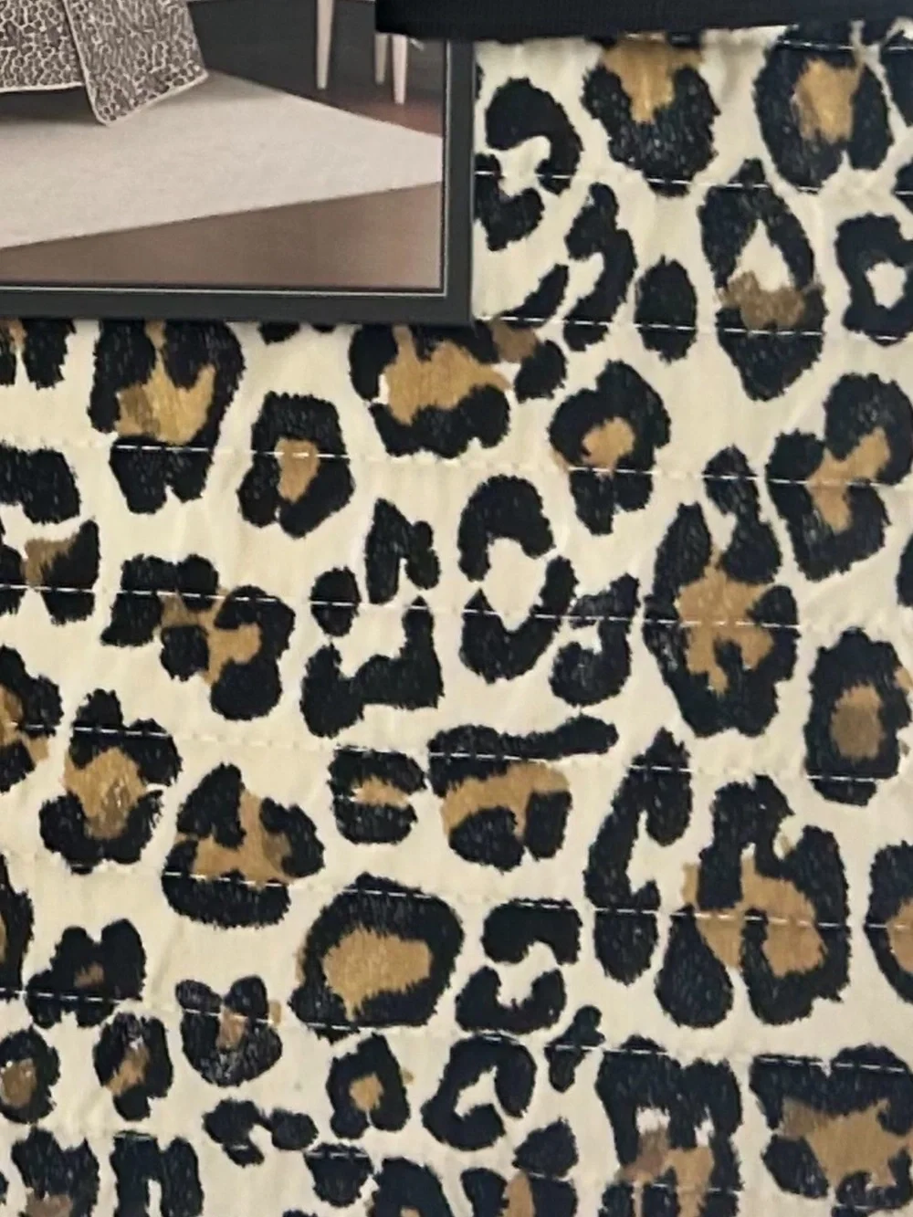 Rachel Zoe Animal Print Queen Brown, Black and Tan Quilt Set 88”x92”
